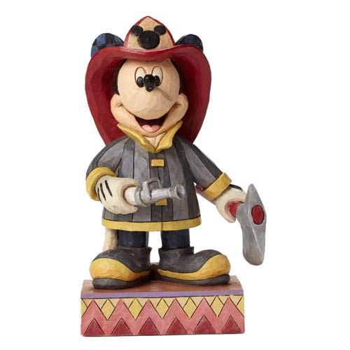 Disney Traditions Mickey Mouse Fireman to the Rescue Statue